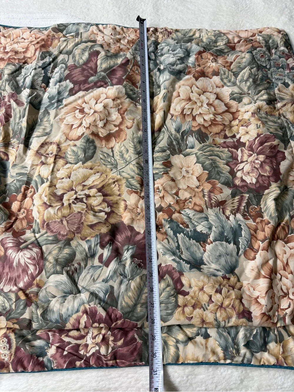 Martex liberty of London floral Decorative Throw Pillow Cover -Cream Flowers